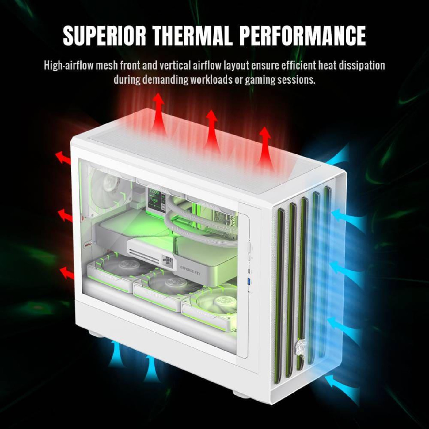 Корпус GameMax CLAW 360 WH RGB White (Claw 360 WH)