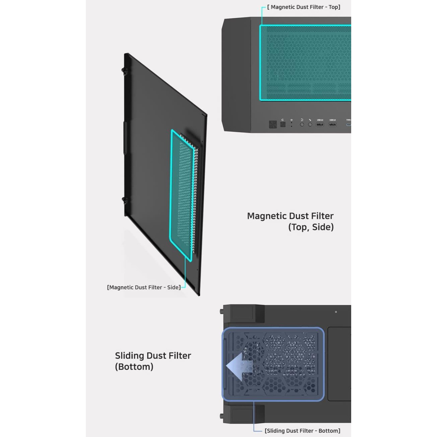 Корпус Zalman Z10 чорний (Z10) Без БП