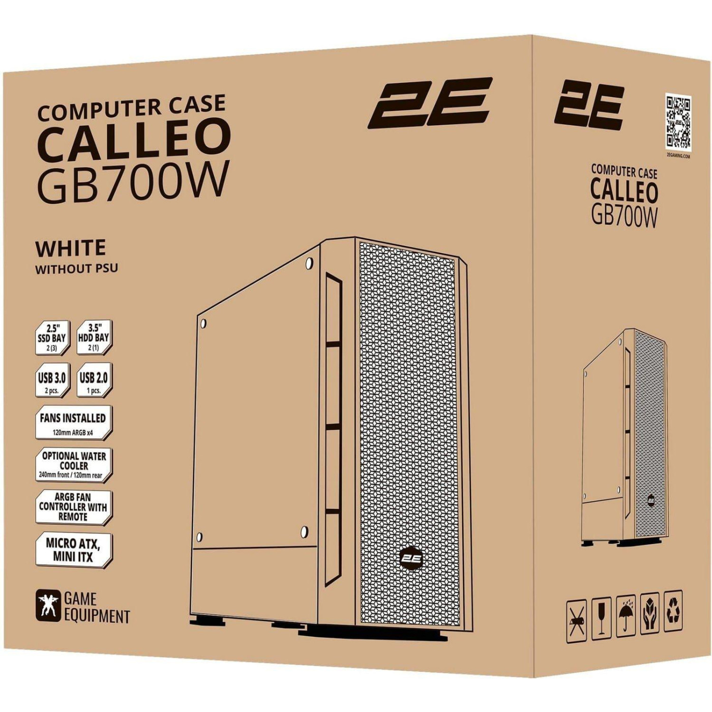Корпус 2E GAMING CALLEO GB700W (2E-GB700W)