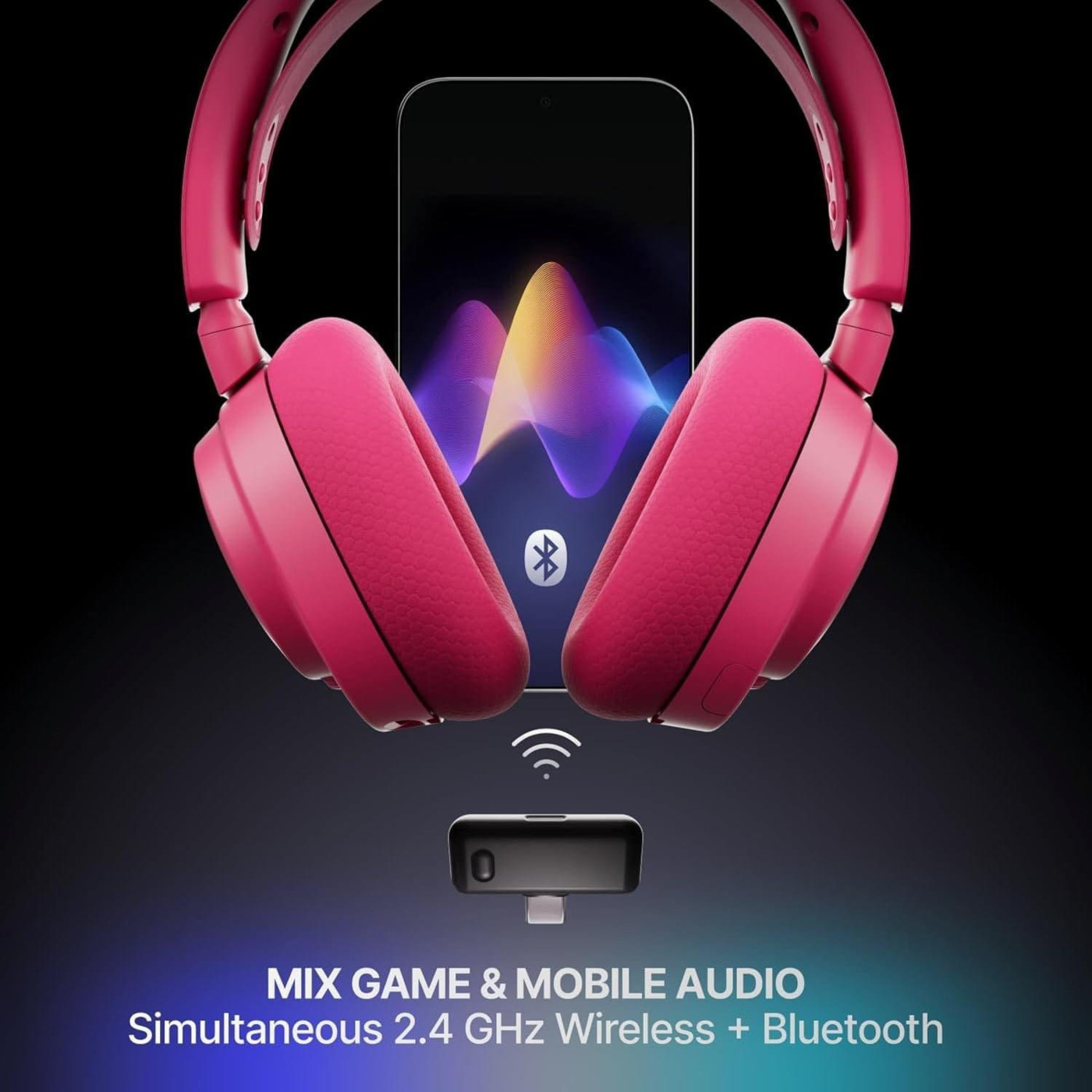 Ігрова гарнітура SteelSeries Arctis Nova 7 Gen 2 Wireless Magenta (61732)