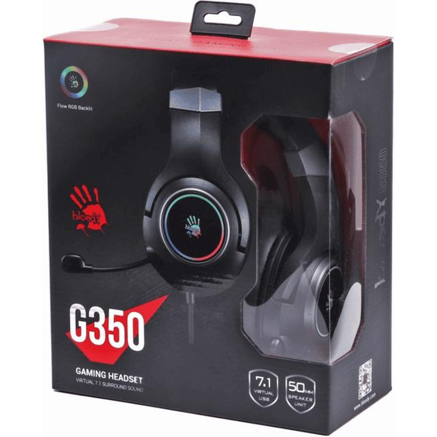 Игровая гарнитура Bloody A4Tech G350 Black G350 Black-OLD)