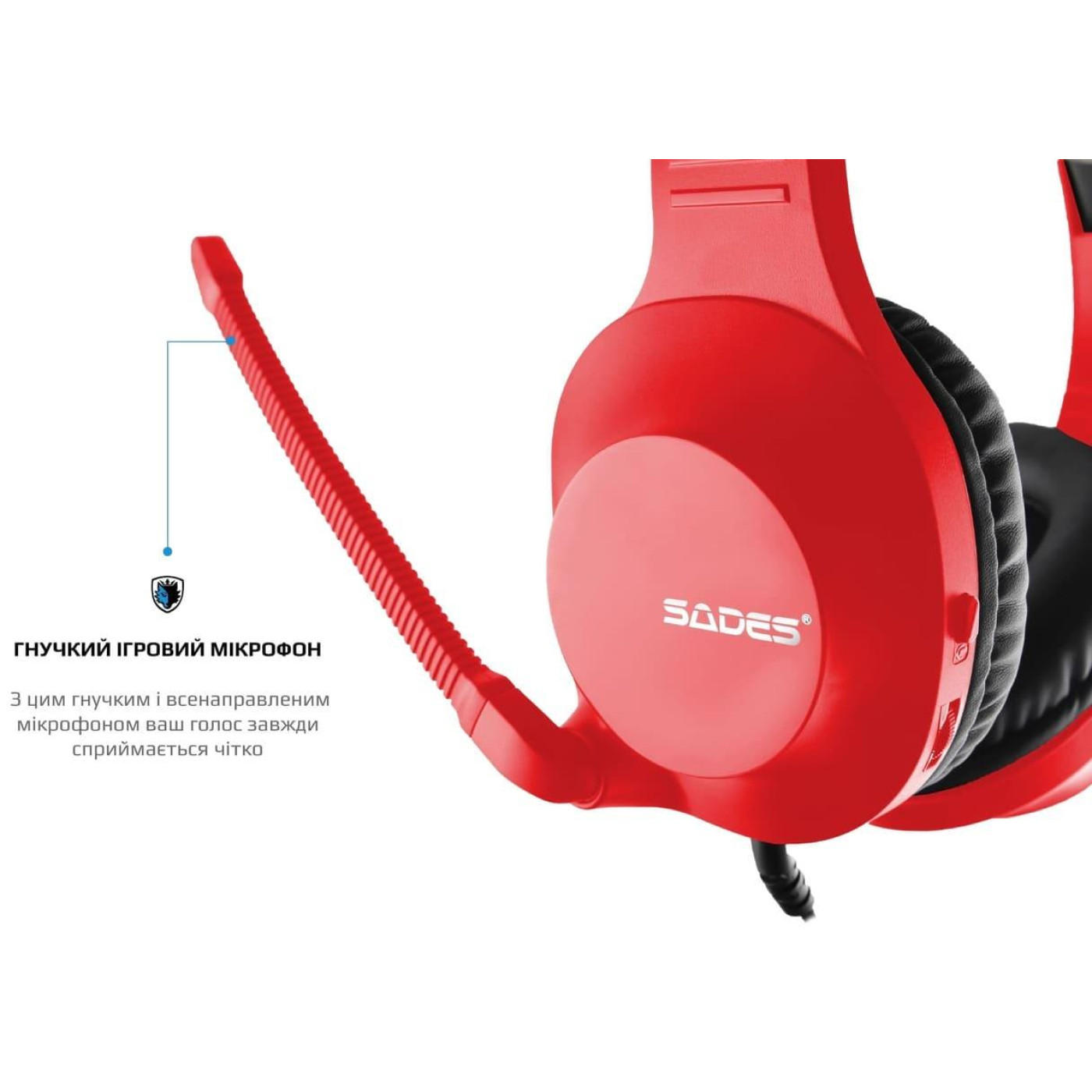 Игровая гарнитура Sades SA-721 Spirits Red (sa721rdj)