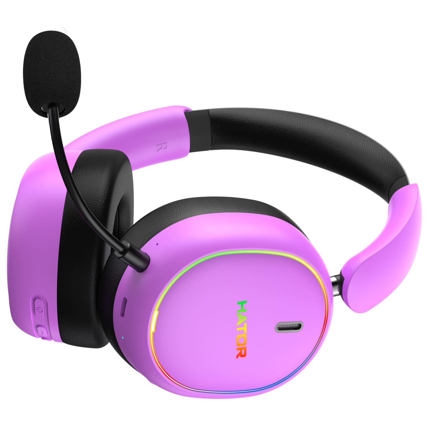 Ігрова гарнітура HATOR Phoenix 2 Hi-Res Wireless Cyber Violet (ESH42)
