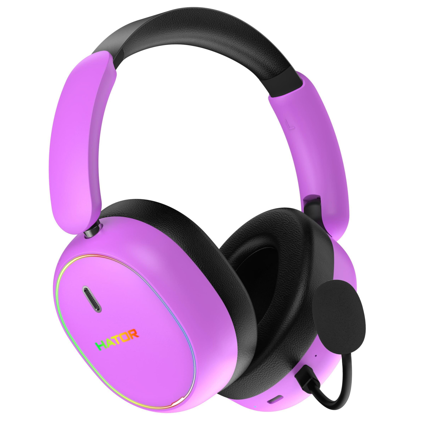 Ігрова гарнітура HATOR Phoenix 2 Hi-Res Wireless Cyber Violet (ESH42)