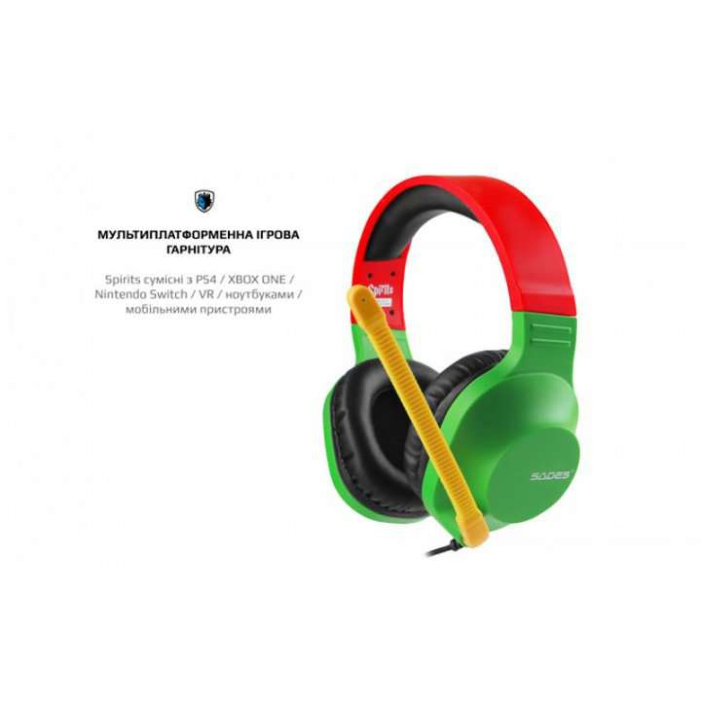 Игровая гарнитура Sades SA-721 Spirits Rasta (sa721rsj)