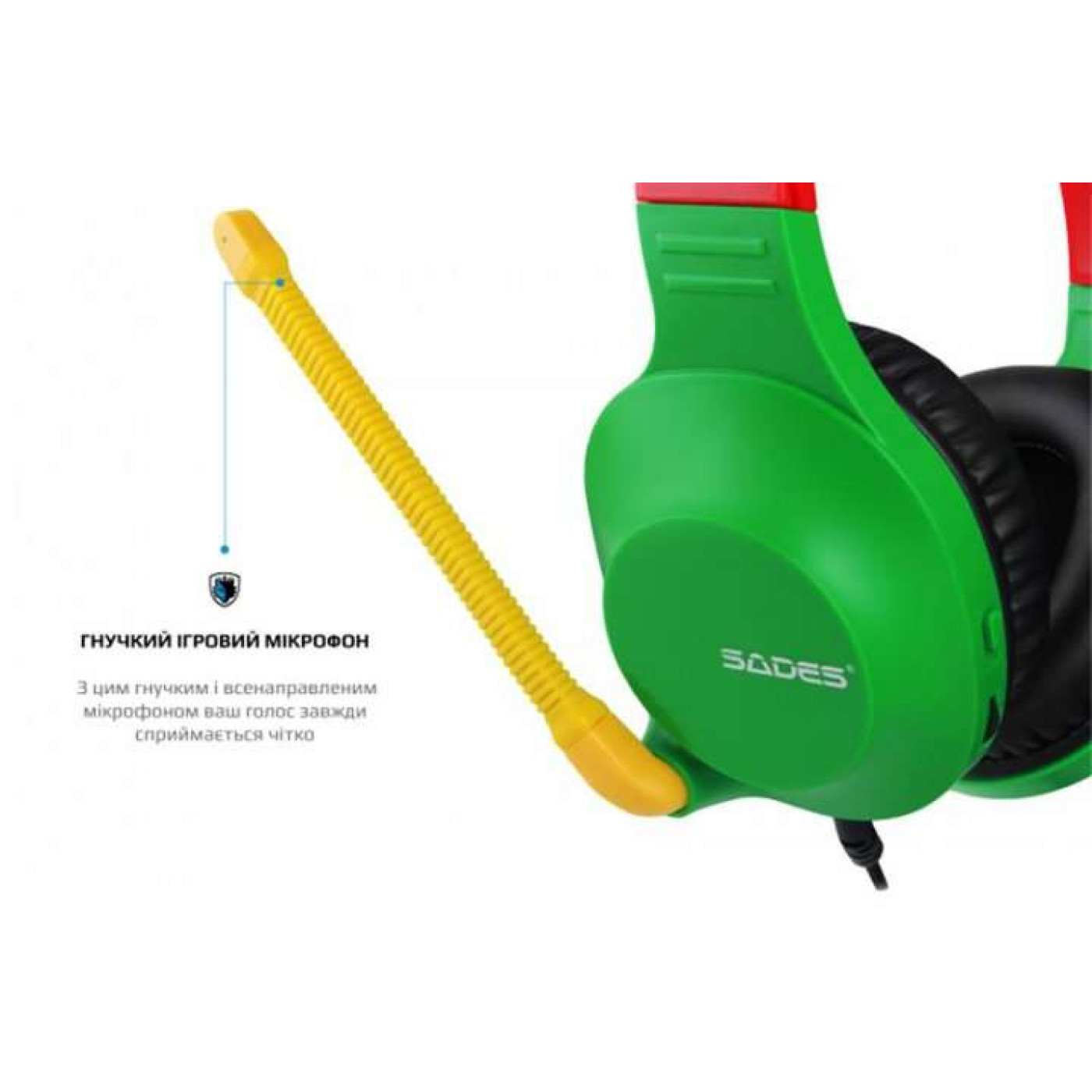 Игровая гарнитура Sades SA-721 Spirits Rasta (sa721rsj)