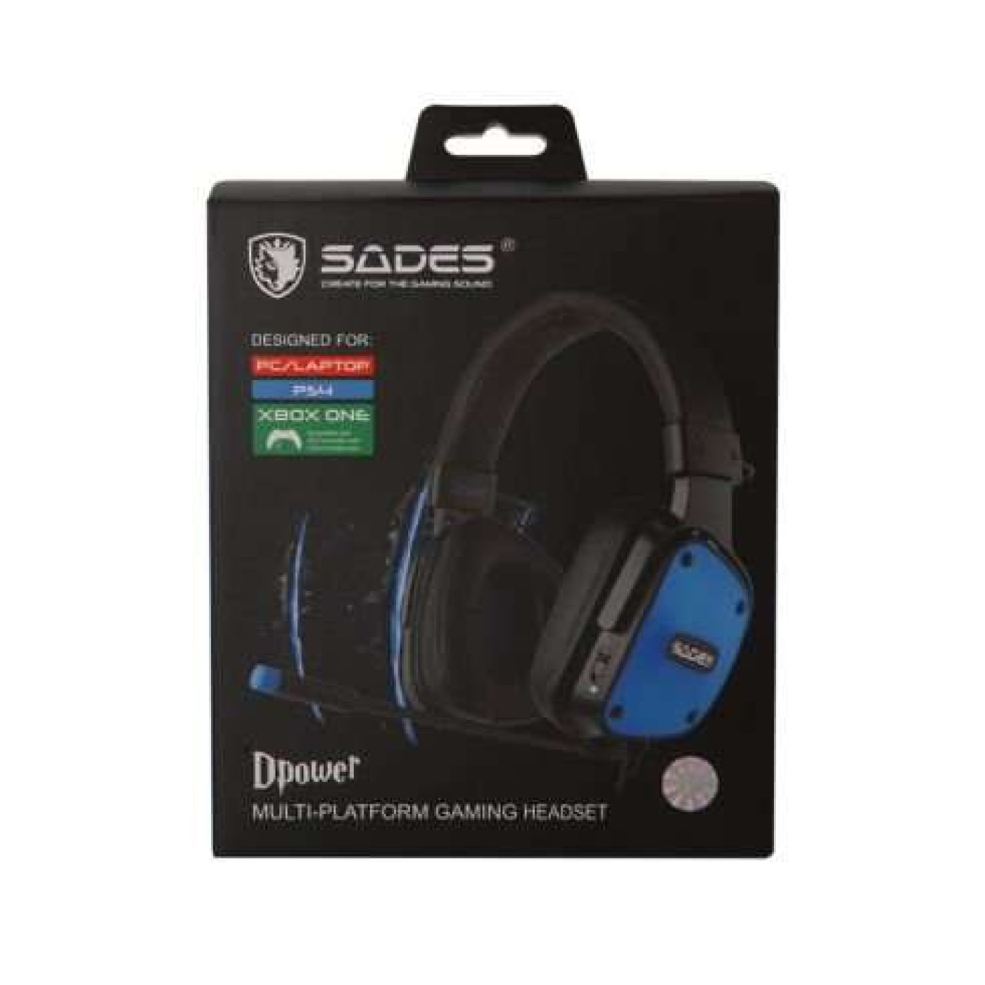 Игровая гарнитура Sades SA-722 Dpower Black/Blue (sa722blj)