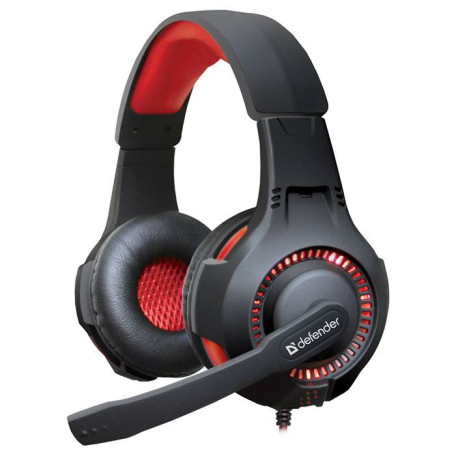 Игровая гарнитура Defender Warhead G-450 USB, пидсвитка (64146)
