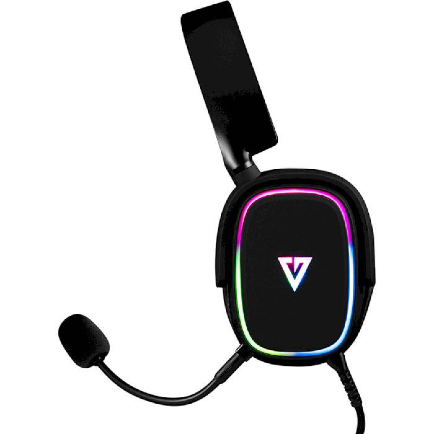 Игровая гарнитура Modecom Volcano RGB Prometheus 7.1 Black USB (S-MC-899-PROMETHEUS-100)