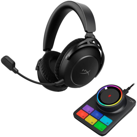 Игровая гарнитура HyperX Cloud Alpha 2 WL/BT/mini-jack/USB-A/USB-C Black (AJ5C7AA)