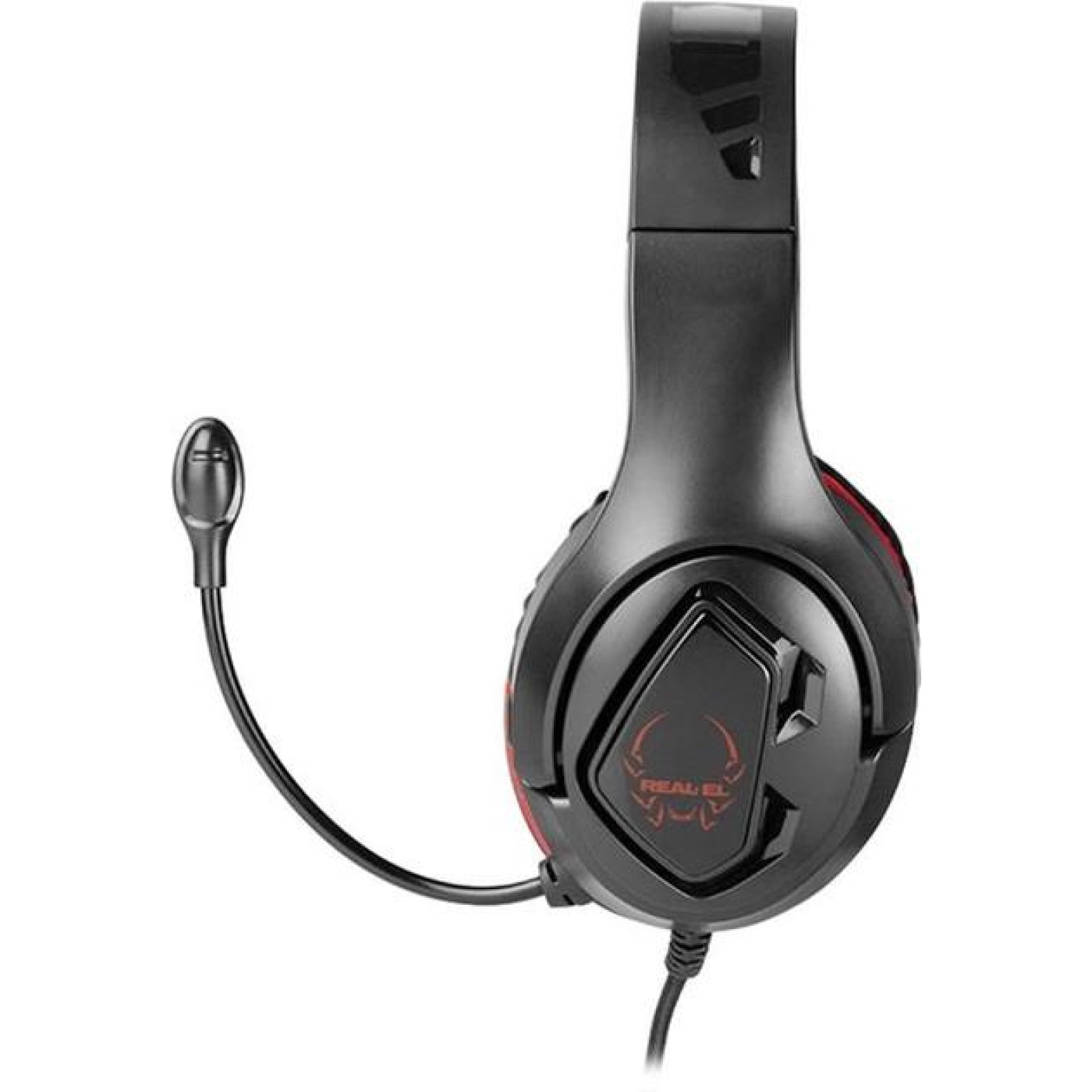 Ігрова гарнітура Real-EL GDX-7590 Black-Red (GDX-7590 Black-Red)
