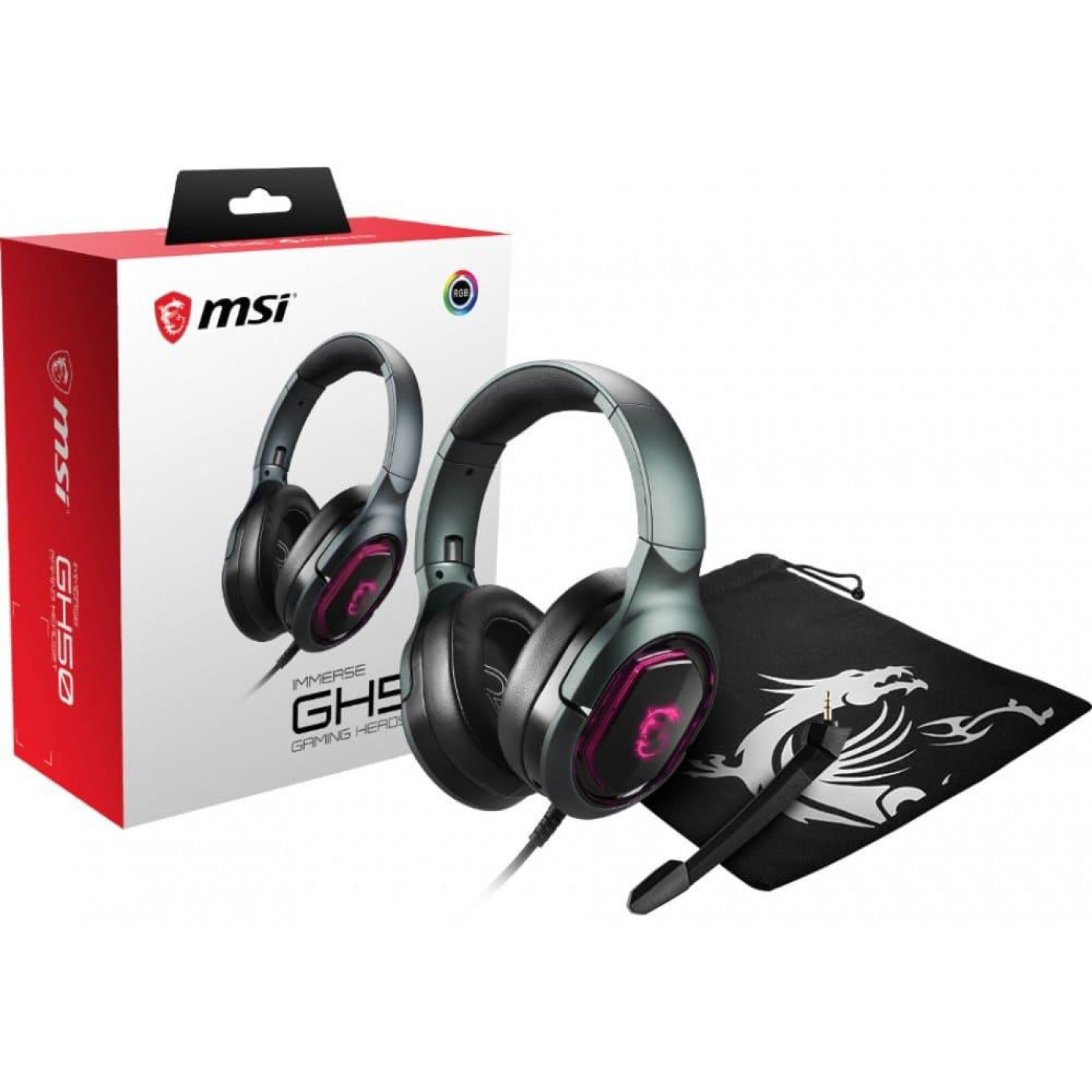 Ігрова гарнітура MSI Immerse GH50 (S37-0400110-SV1) (S37-0400110-SV1-OLD)