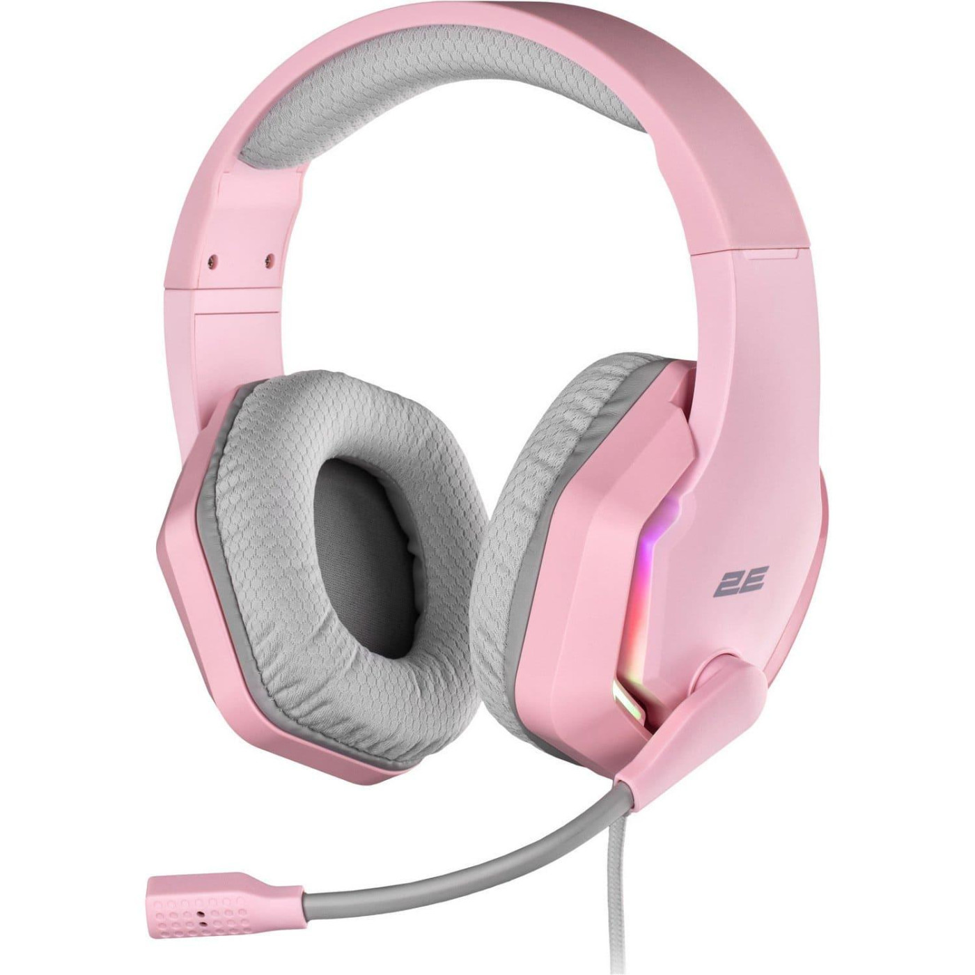 Игровая гарнитура 2E Gaming HG315 RGB USB 7.1 Pink (2E-HG315PK-7.1)