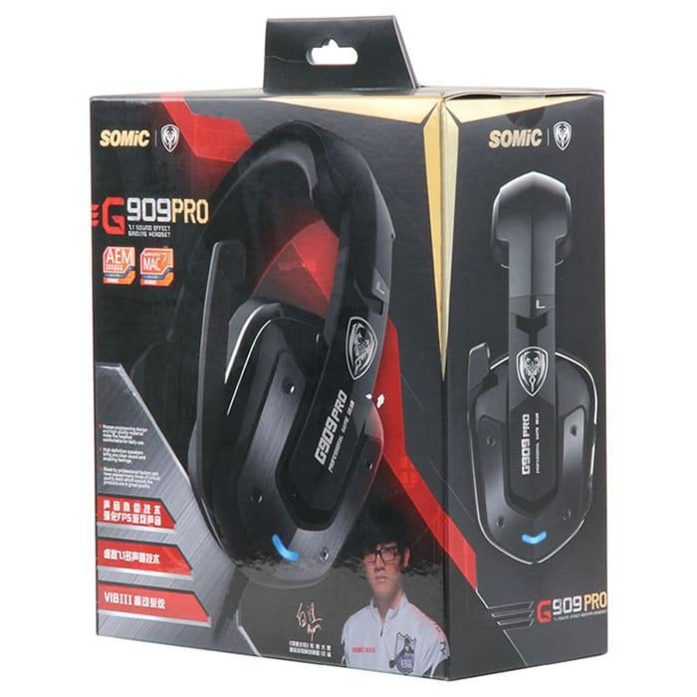 Ігрова гарнітура Somic G909 Pro Black (9590010164)