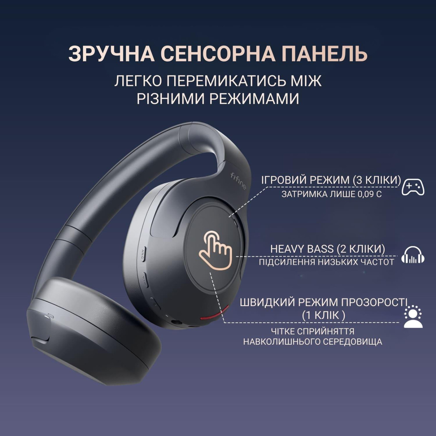 Ігрова гарнітура Fifine X3 (X3)
