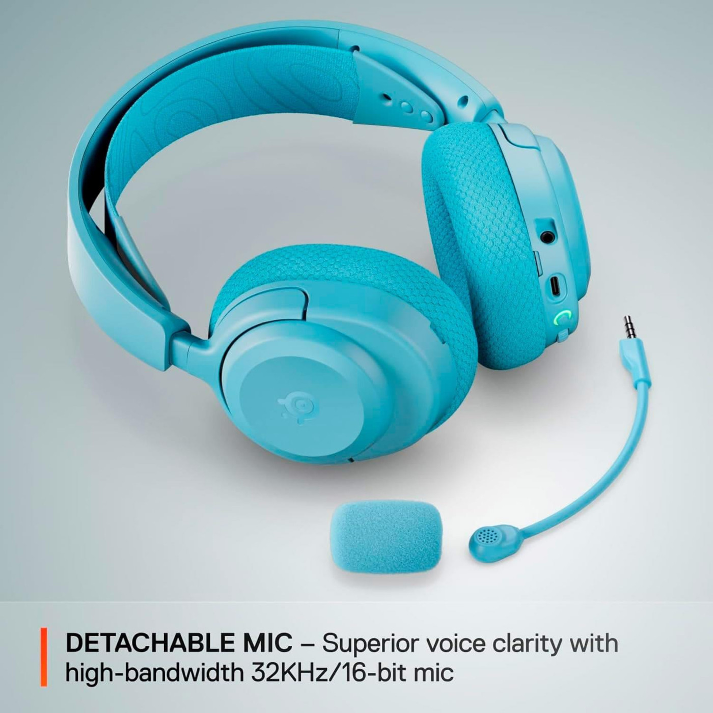Игровая гарнитура SteelSeries Arctis Nova 3P Wireless MultiPlatform Aqua (61688)