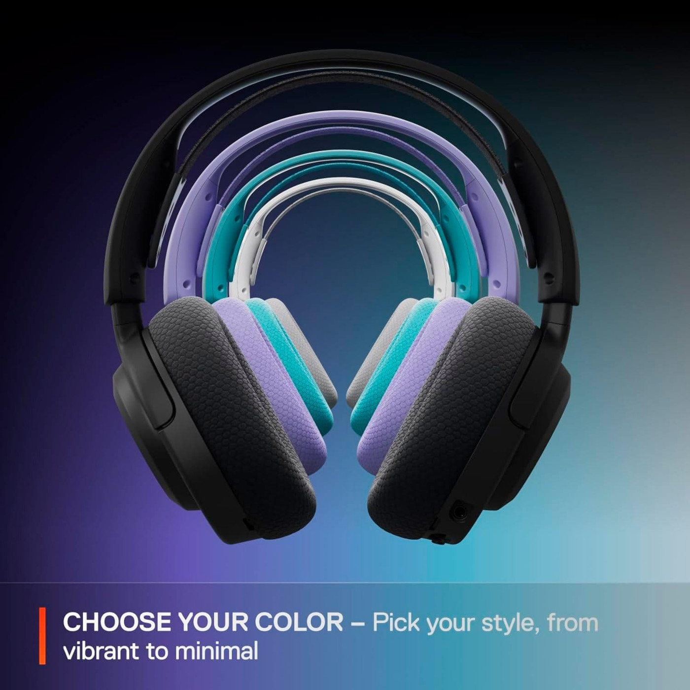 Игровая гарнитура SteelSeries Arctis Nova 3P Wireless MultiPlatform Aqua (61688)