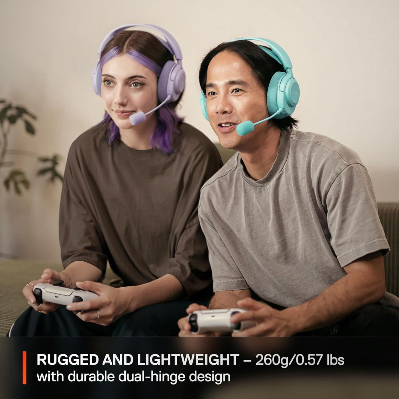 Игровая гарнитура SteelSeries Arctis Nova 3P Wireless MultiPlatform Lavender (61692)