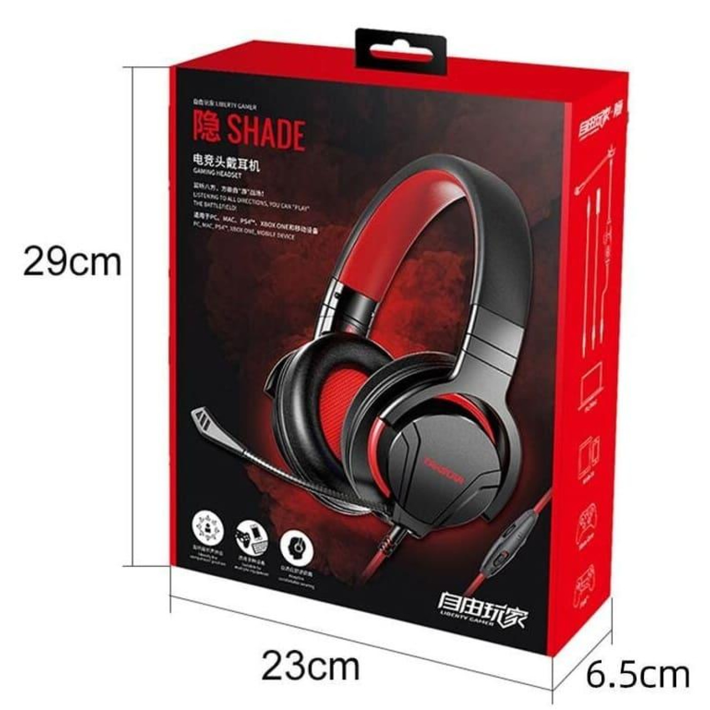 Игровая гарнитура Takstar SHADE Gaming headset Black (90402200)