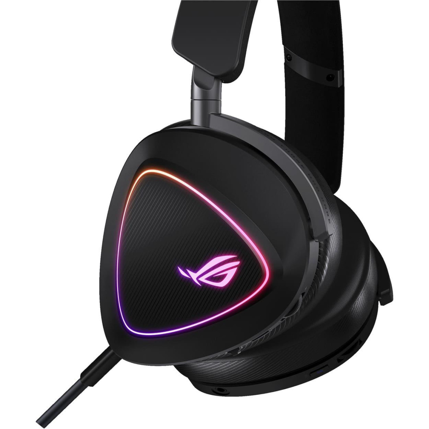 Бездротова гарнітура ASUS ROG Delta II BT/WL RGB Black (90YH03W0-BHUA00)