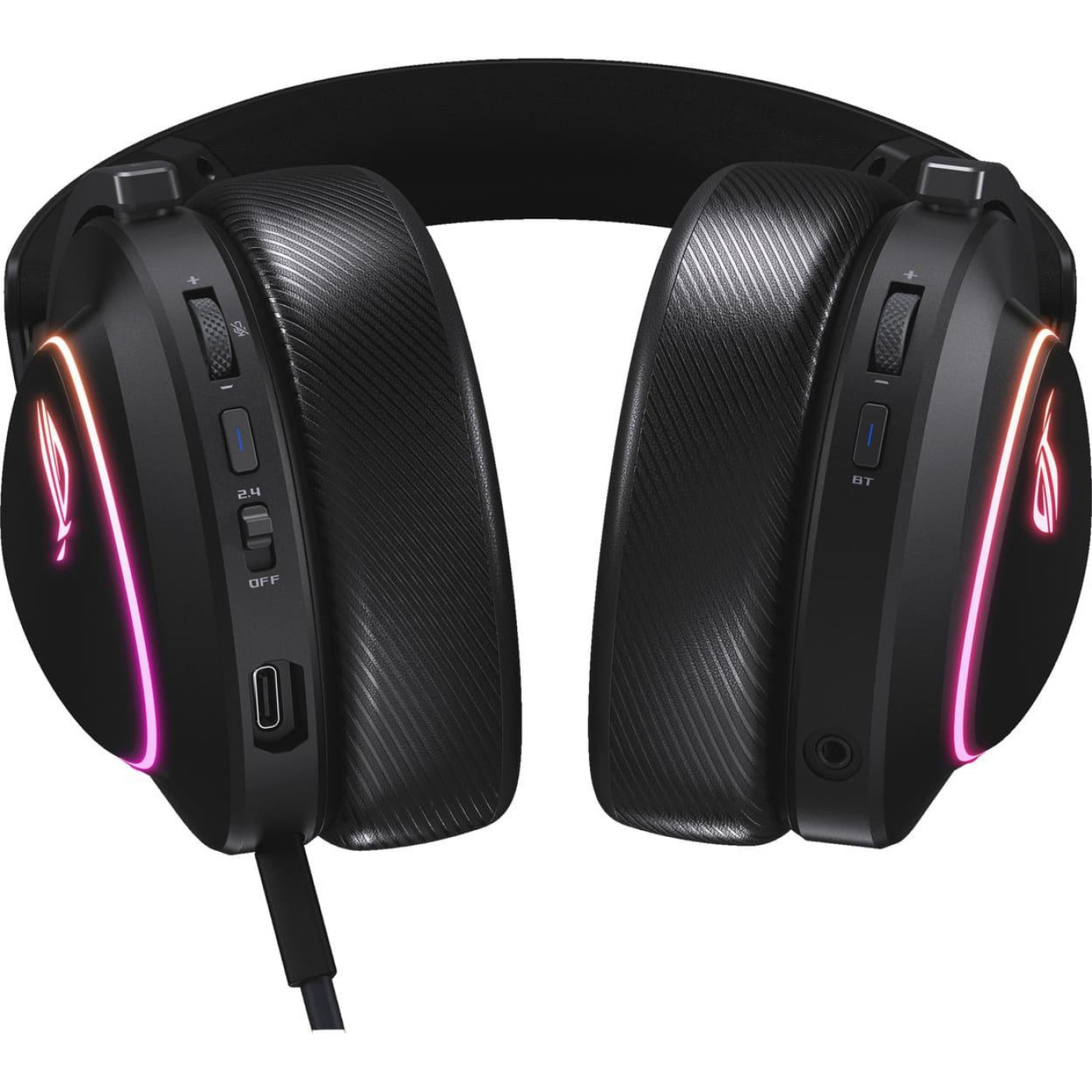 Бездротова гарнітура ASUS ROG Delta II BT/WL RGB Black (90YH03W0-BHUA00)