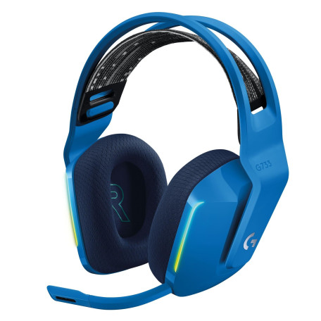 Бездротова гарнітура Logitech G733 Lightspeed Wireless RGB Blue (981-000943)
