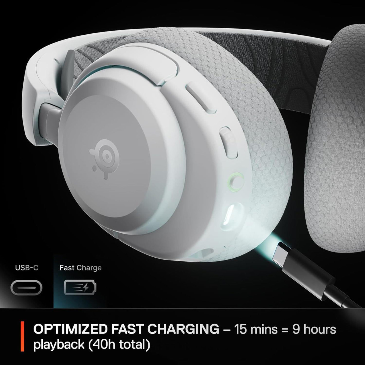 Игровая гарнитура SteelSeries Arctis Nova 3P Wireless MultiPlatform White (61687)