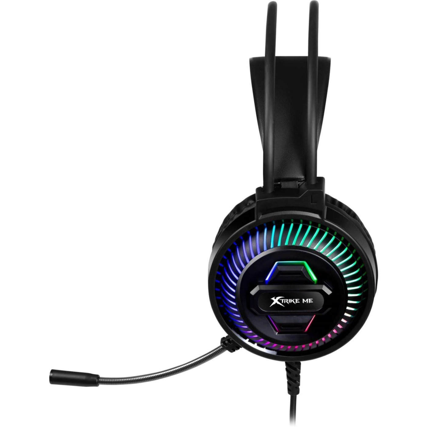 Ігрова гарнітура Xtrike Me GH-510 USB RGB Black (GH-510)