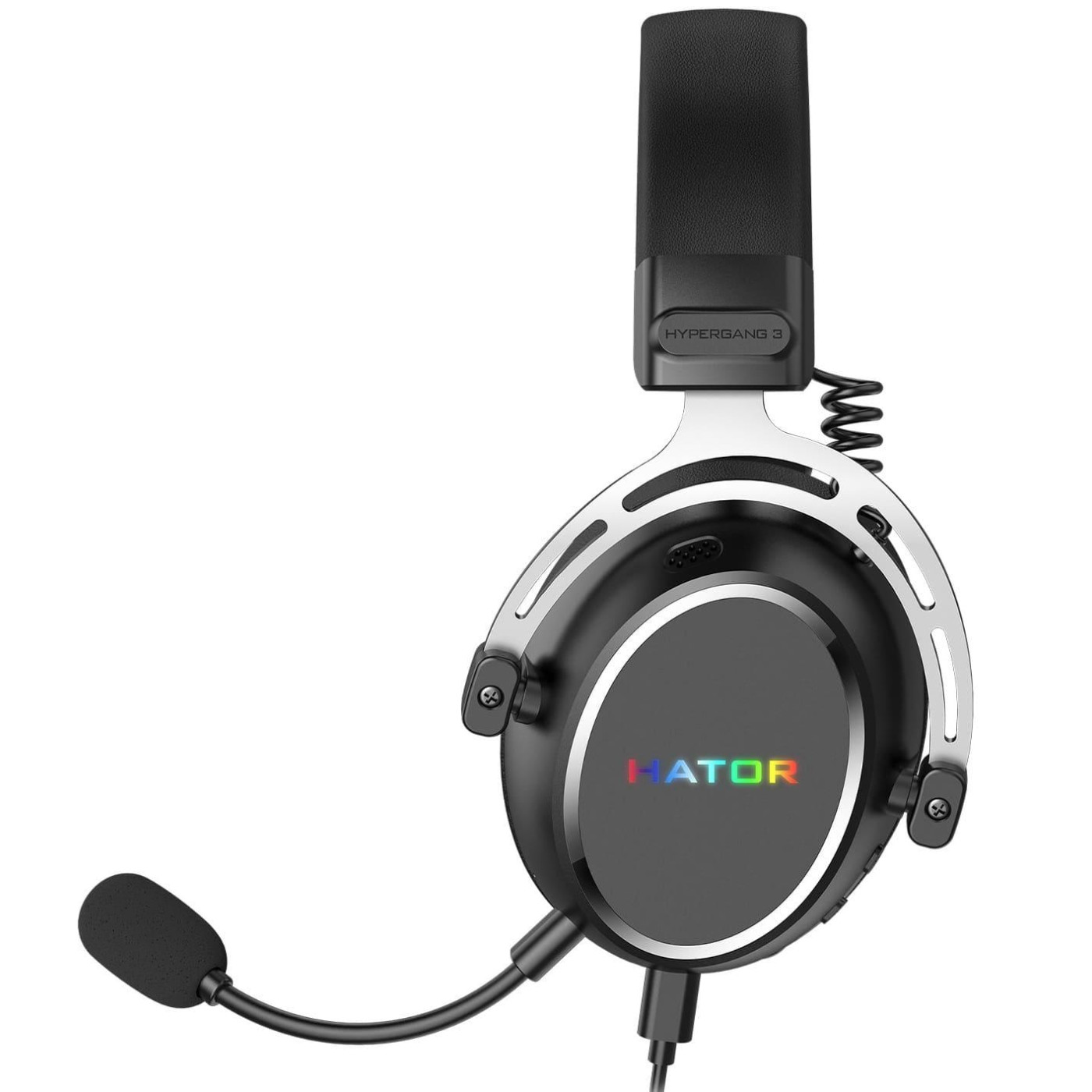 Игровая гарнитура HATOR Hypergang 3 Hi-Res USB7.1 Black (ESH50)
