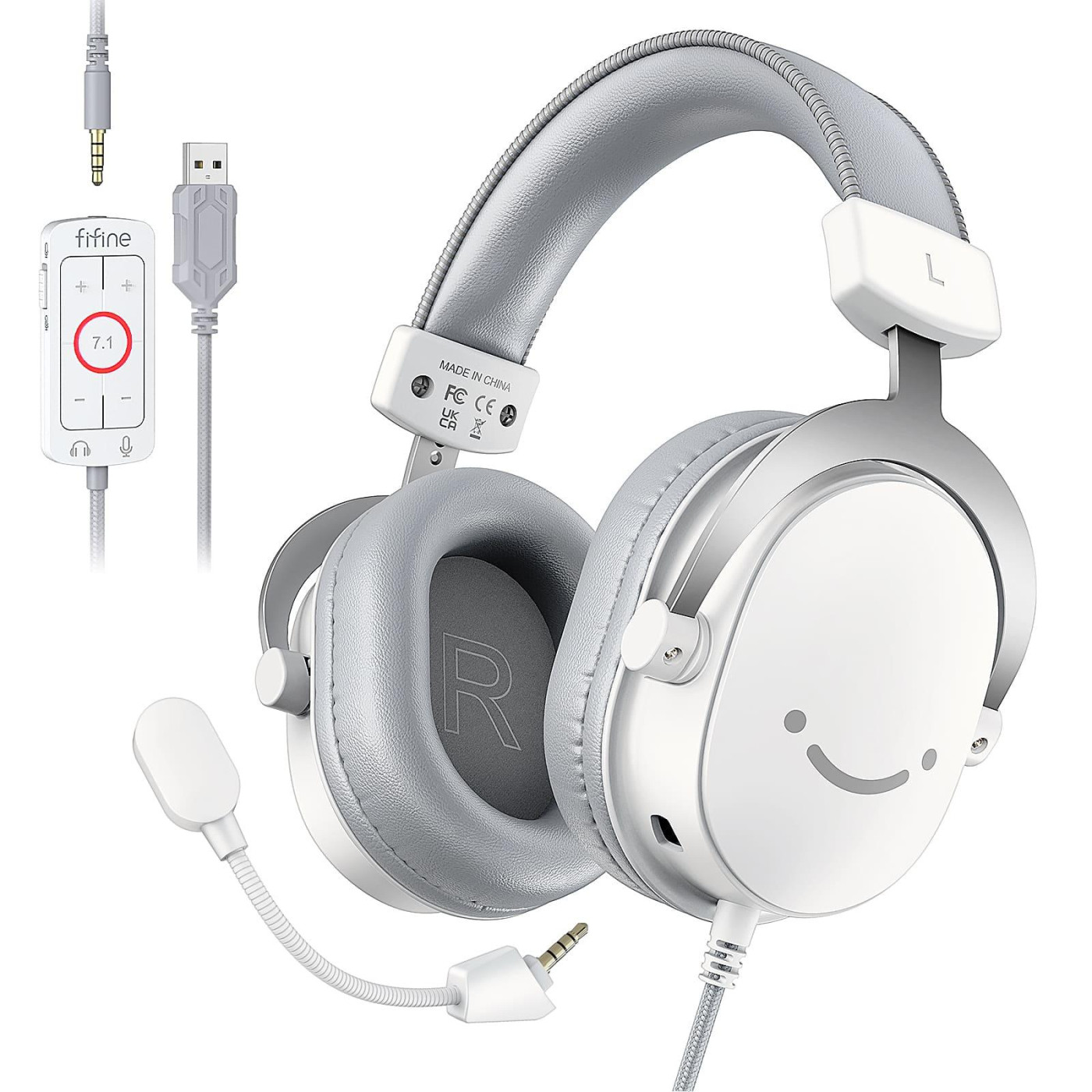 Ігрова гарнітура Fifine H9W White (H9W)