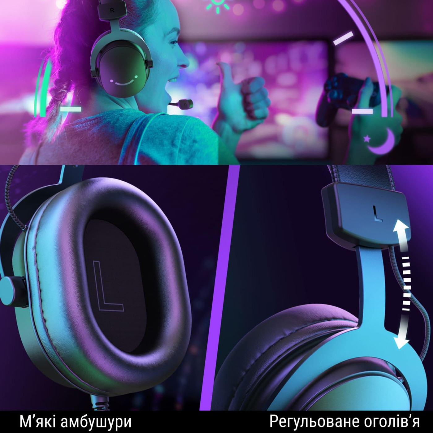 Ігрова гарнітура Fifine H9W White (H9W)