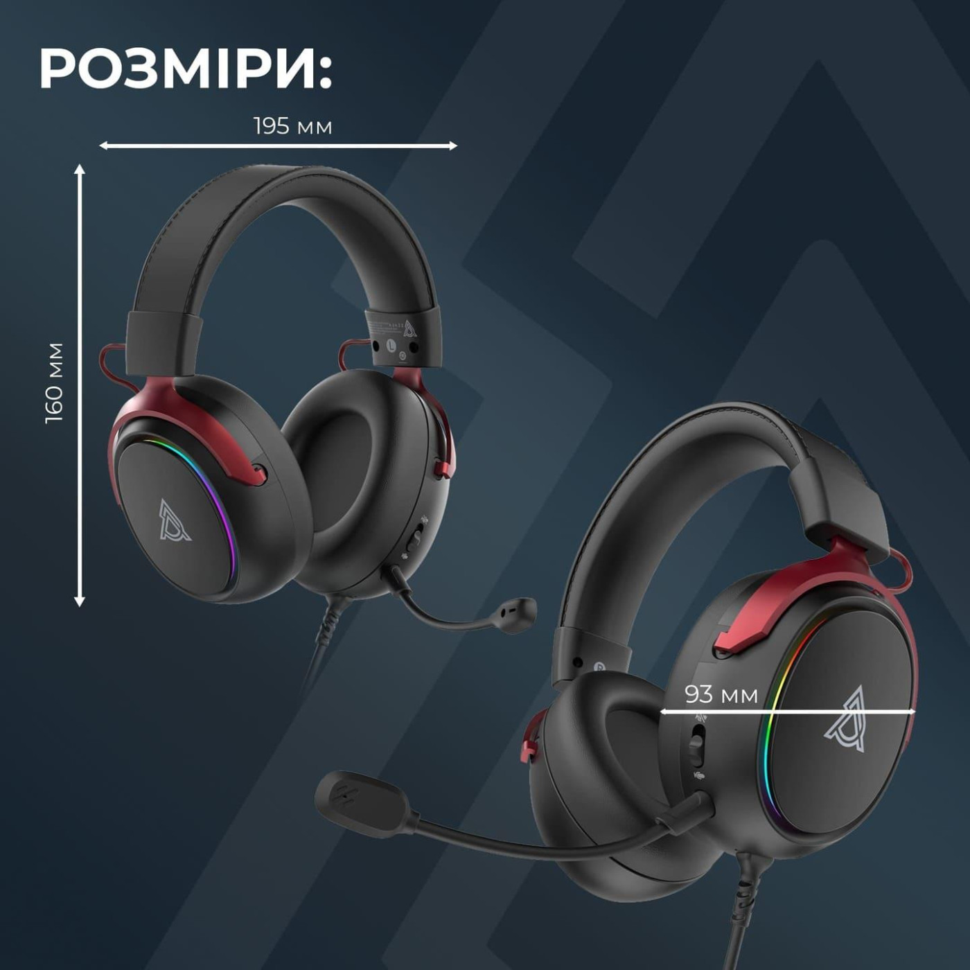 Игровая гарнитура Ajazz AHW10 Black (AHW10-B)