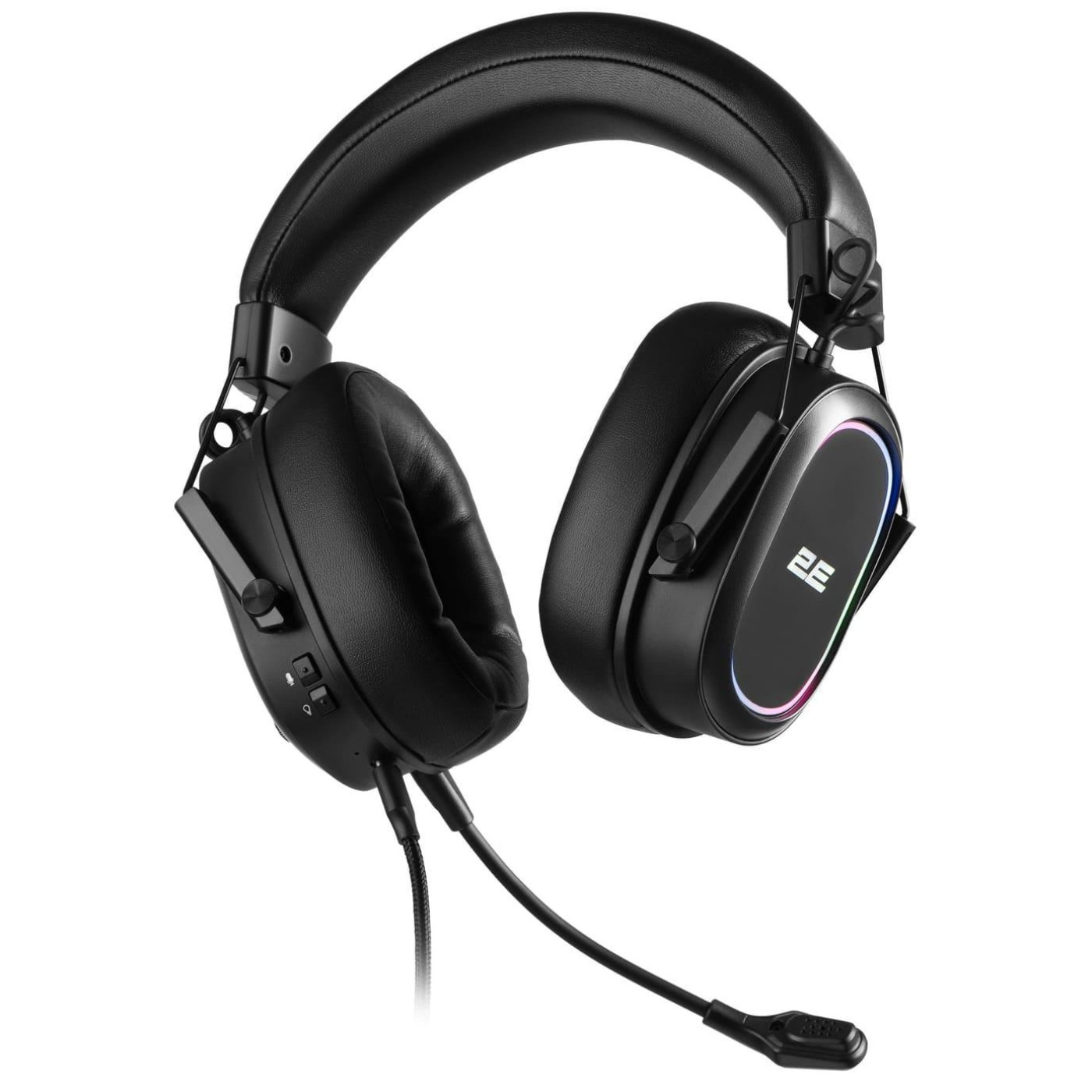 Игровая гарнитура 2E GAMING HG320 V2 7.1 USB-A RGB Black (2E-HG320V2BK-7.1)