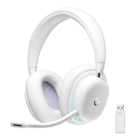 Игровая гарнитура Logitech G735 Gaming Headset Wireless Off-White (981-001083) Б/у
