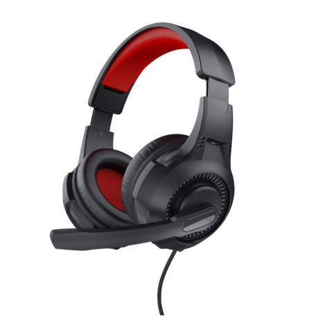 Игровая гарнитура Trust GAMING, Black/Red, 3.5 мм, микрофон, регулируемое оголовье, 2 м (24785) (24785_TRUST)