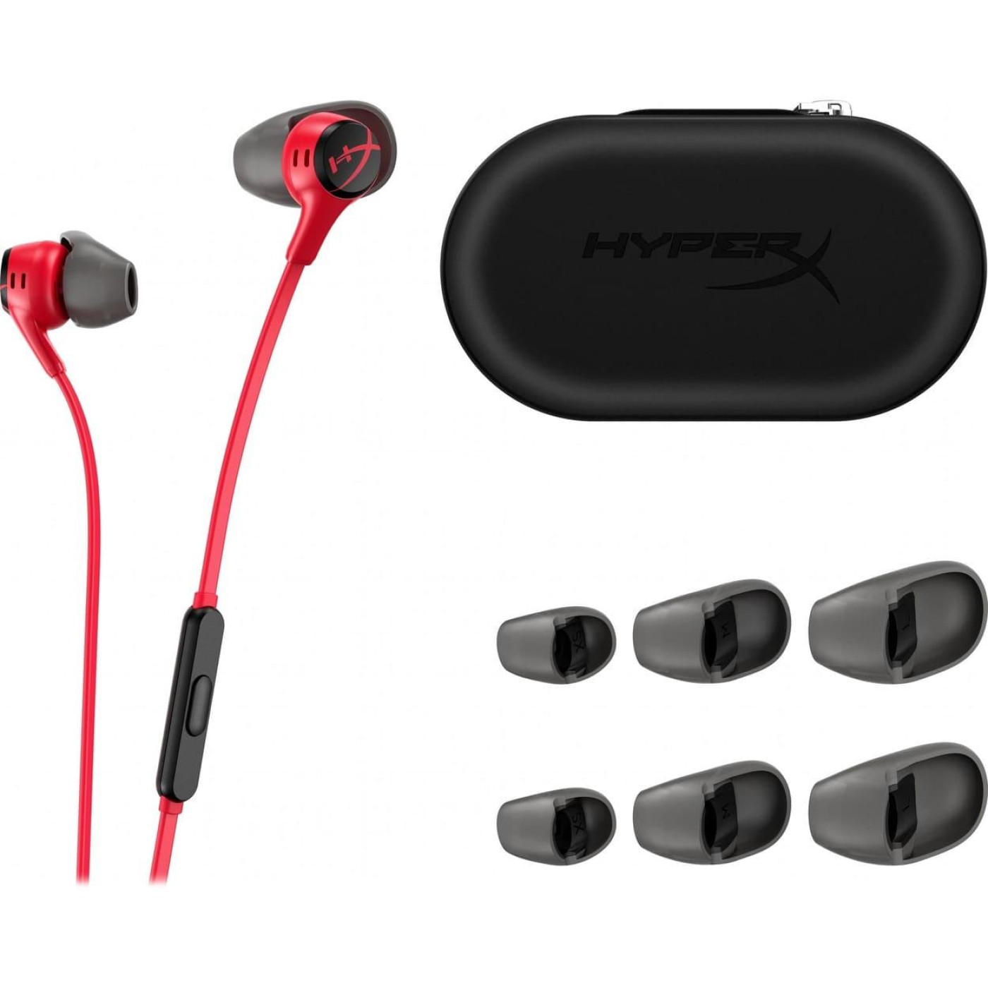 Ігрова гарнітура HyperX Cloud Earbuds II 3.5 мм Red (705L8AA)