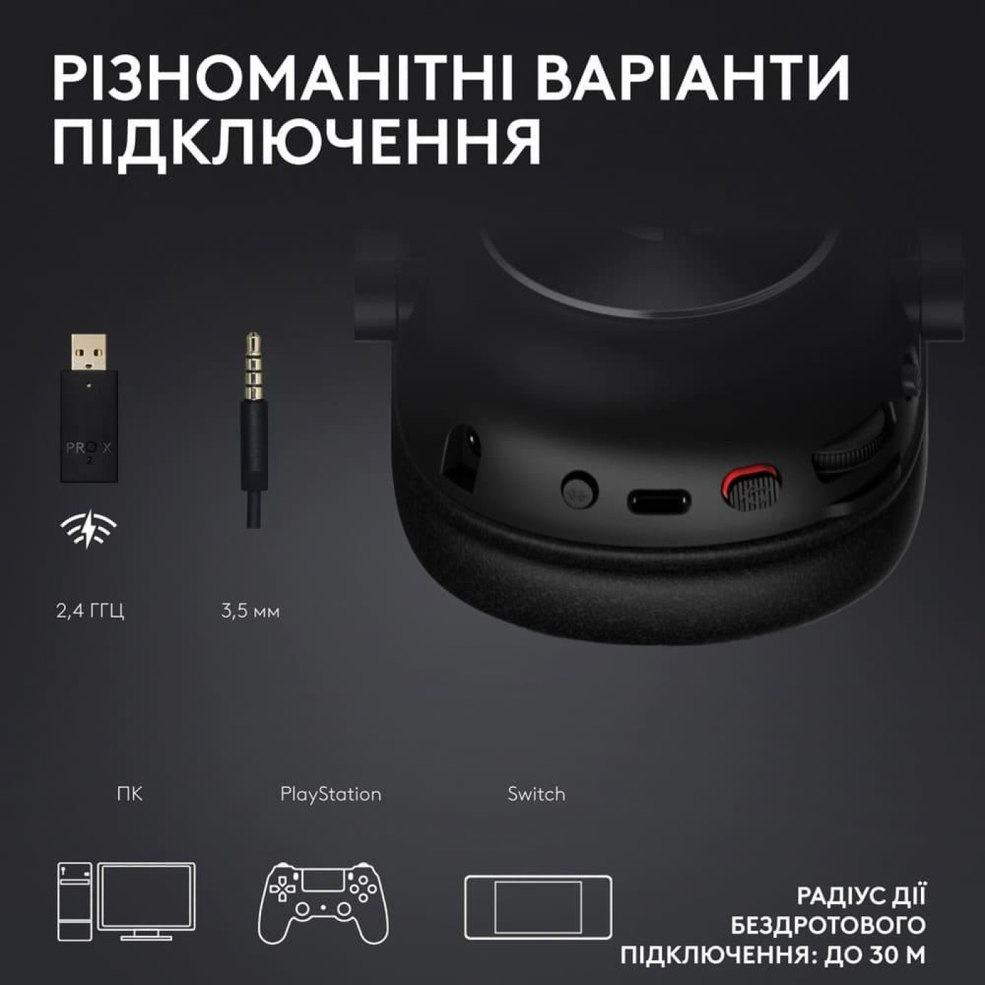 Ігрова гарнітура Logitech G Pro X 2 Lightspeed Wireless Magenta (981-001275)