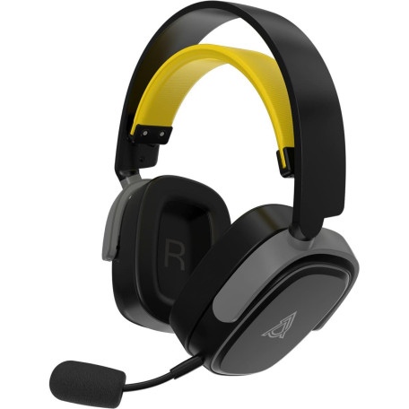 Ігрова гарнітура Ajazz AHM09 MAX Black Gray Yellow (AHM09-MAX-BGY)