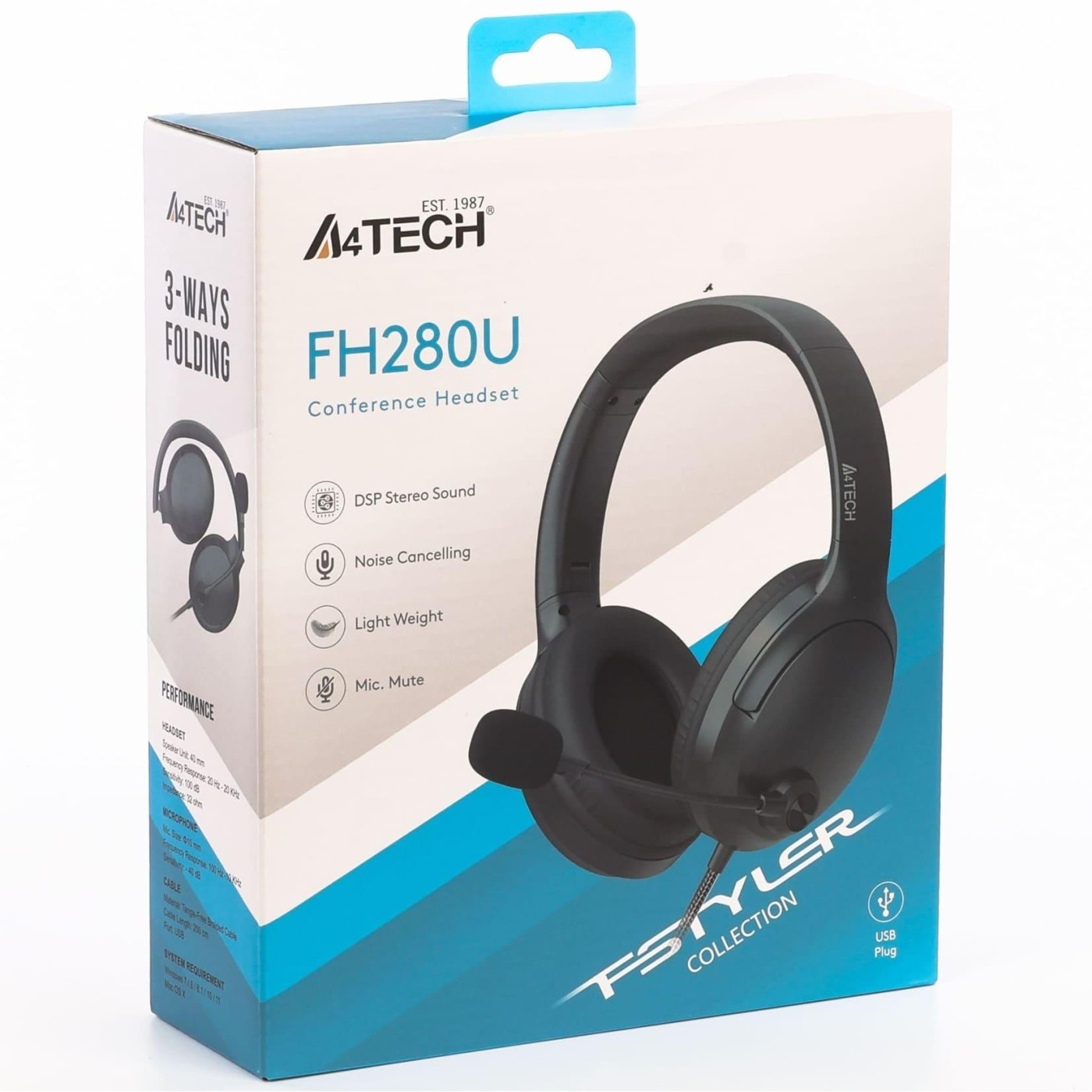 Игровая гарнитура A4Tech FH280U USB Black (FH280U (Black))