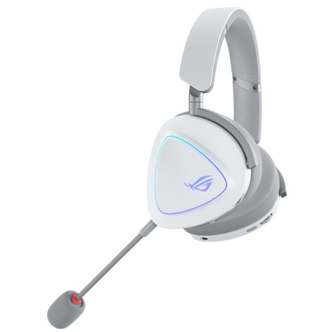 Ігрова гарнітура ASUS ROG Delta II BT/WL RGB Moonlight White (90YH03W0-BHUA10)