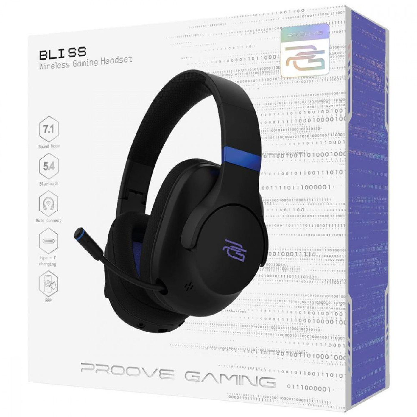 Игровая гарнитура Proove Gaming Bliss (APP) Black (GHBLPP010001)