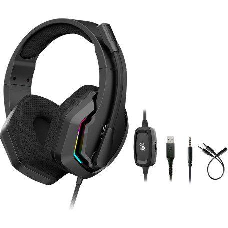 Ігрова гарнітура Bloody A4Tech G260p USB Black (G260p (Black))