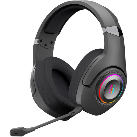 Ігрова гарнітура Bloody A4Tech GR270 RGB Bluetooth v5.2 + 2.4GHz + 3.5 Jack Black (GR270 (Black))
