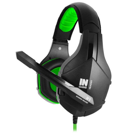 Игровая гарнитура Gemix N1 Black-Green Gaming (N1 Black-Green Gaming)