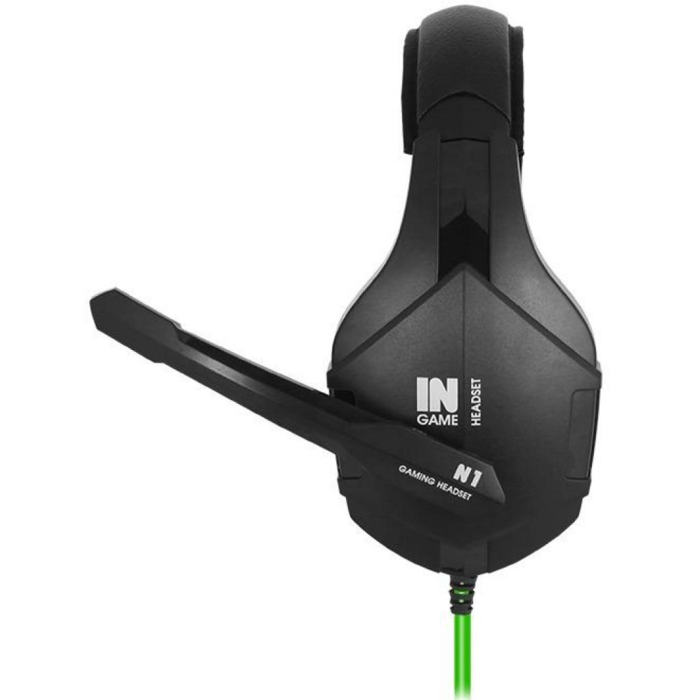 Игровая гарнитура Gemix N1 Black-Green Gaming (N1 Black-Green Gaming)