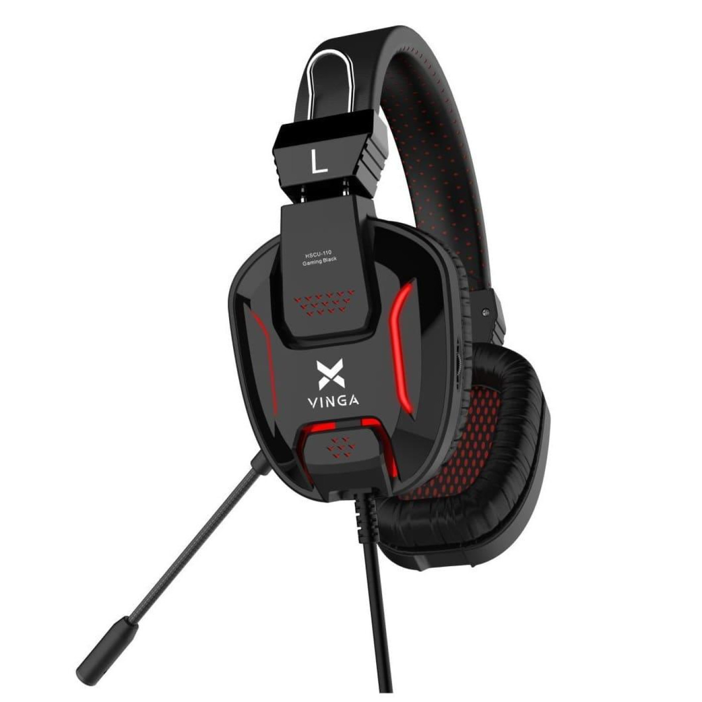 Ігрова гарнітура Vinga HSCU-110 Gaming Black (HSCU-110)