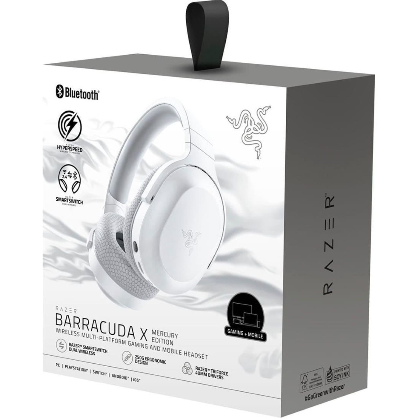 Ігрова гарнітура Razer Barracuda X 2022 Mercury (RZ04-04430200-R3M1)