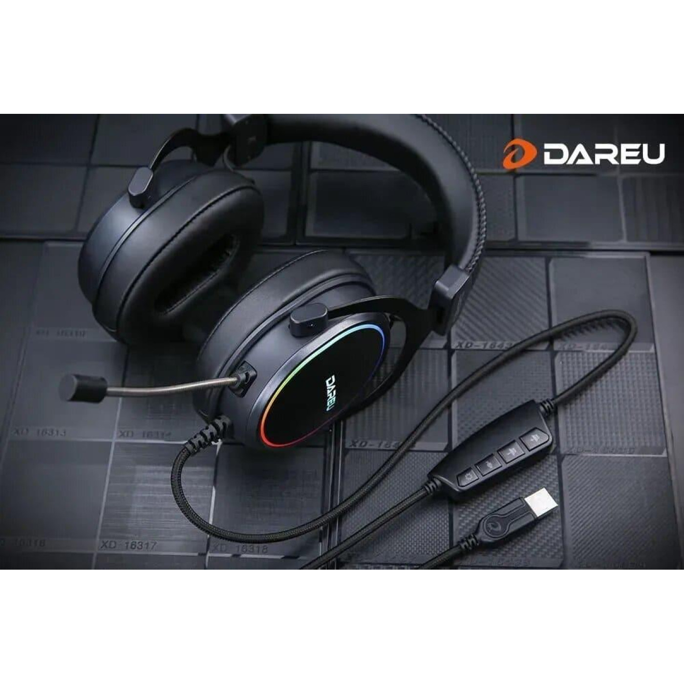 Игровая гарнитура DAREU EH925 Black (HS-EH925-BK)