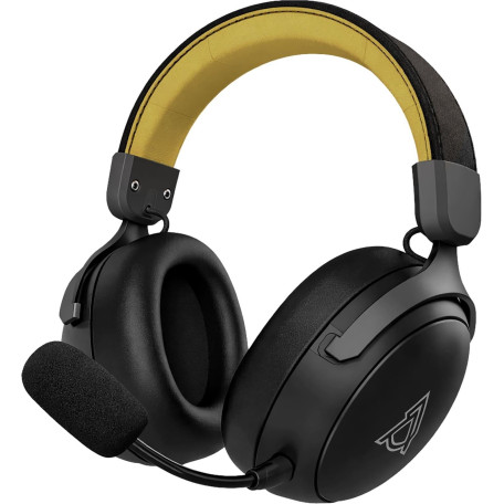 Ігрова гарнітура Ajazz AHM08 MAX Black Gray Yellow (AHM08-MAX-BGY)