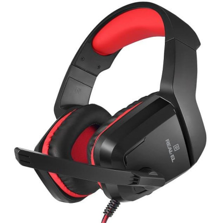 Игровая гарнитура Real-EL GDX-7550 Bblack-Red (GDX-7550 Bblack-Red)
